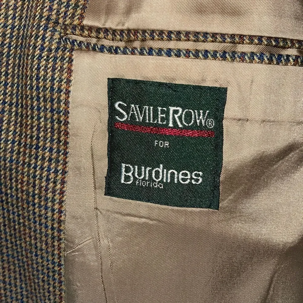 Savile Row Vintage Wool Blazer Size 40R